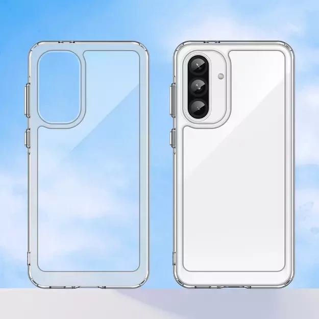 Outer Space Case for Samsung Galaxy A56 Cover with Flexible Frame - Transparent 6