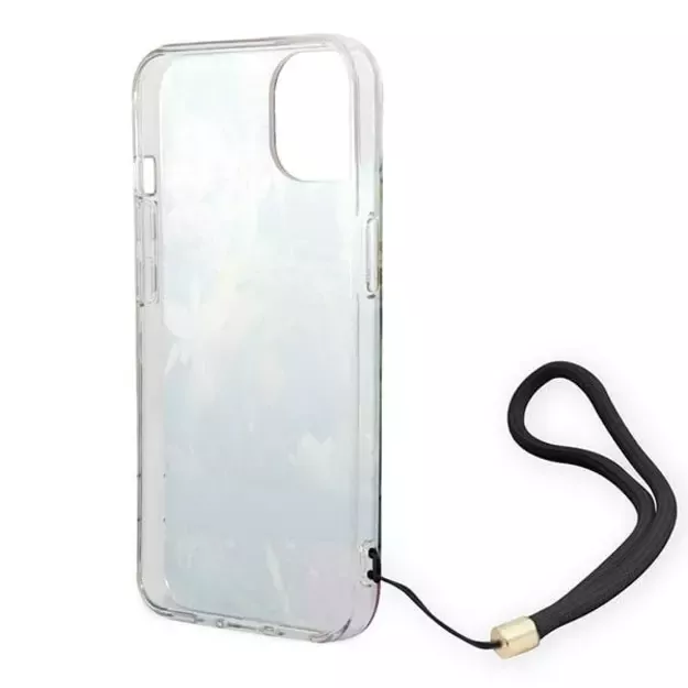 Guess GUOHCP14MHFLSB iPhone 14 Plus 6.7 &quot blue / blue hardcase Flower Strap 6