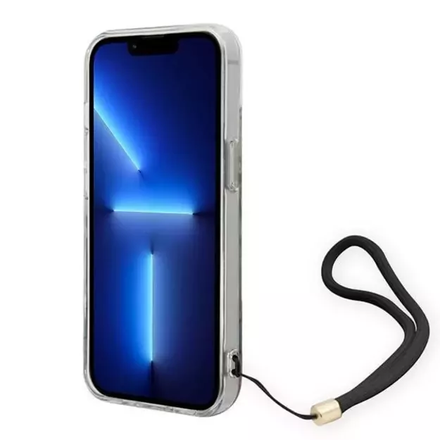 Guess GUOHCP14MHFLSB iPhone 14 Plus 6.7 &quot blue / blue hardcase Flower Strap 9