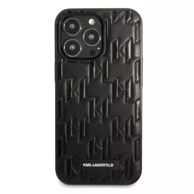Karl Lagerfeld KLHCP13LMNMP1K iPhone 13 Pro / 13 6.1  hardcase black / black Monogram Plaque 9