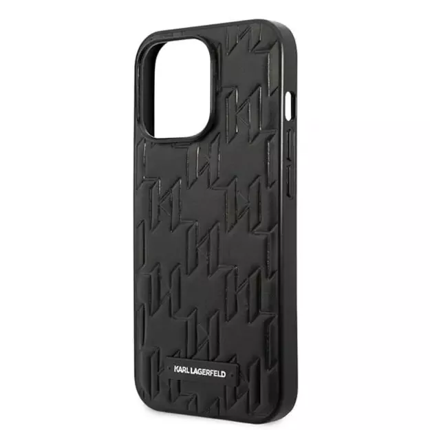Karl Lagerfeld KLHCP13LMNMP1K iPhone 13 Pro / 13 6.1  hardcase black / black Monogram Plaque 12