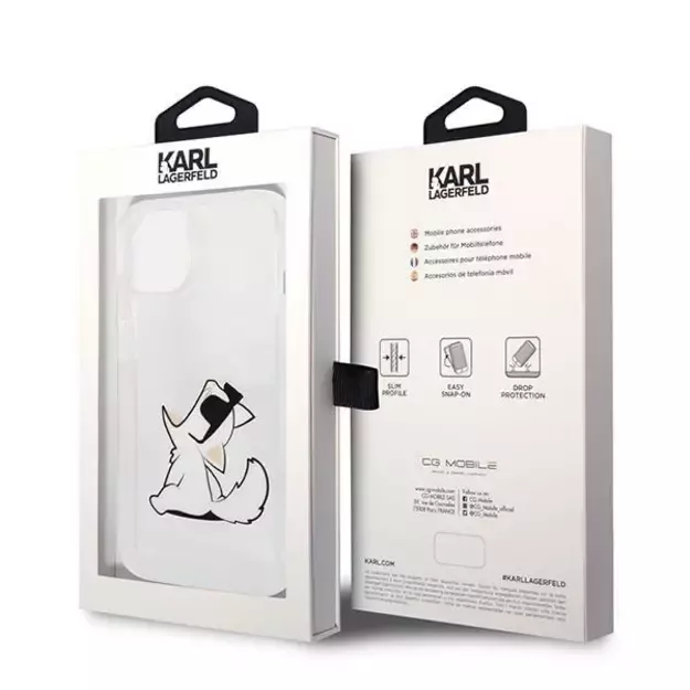 Karl Lagerfeld KLHCP14MCFNRC iPhone 14 Plus 6.7 &quot hardcase clear / transparent Choupette Fun 14
