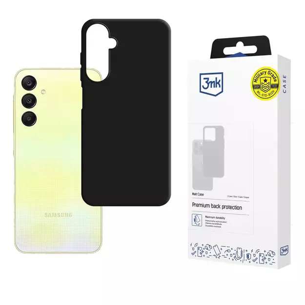 3mk Matt Case for Samsung Galaxy A26 5G - Black