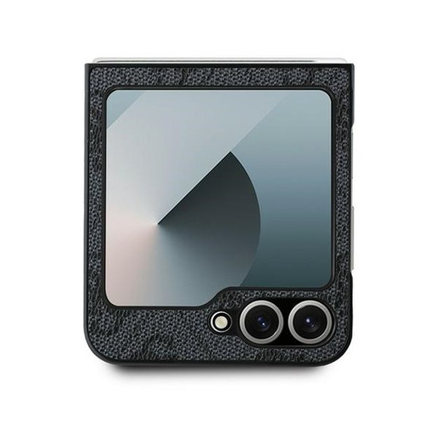 Guess Leather 4G Metal Logo Case for Samsung Galaxy Z Flip 6 - Black 2