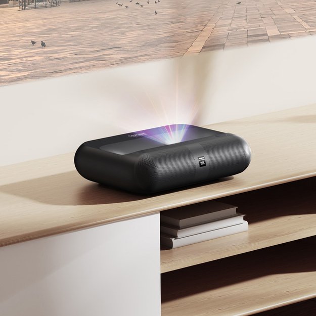 Yaber K300s Multimedia Laser RGB FullHD 1080p Projector with JBL Speakers - Black 1