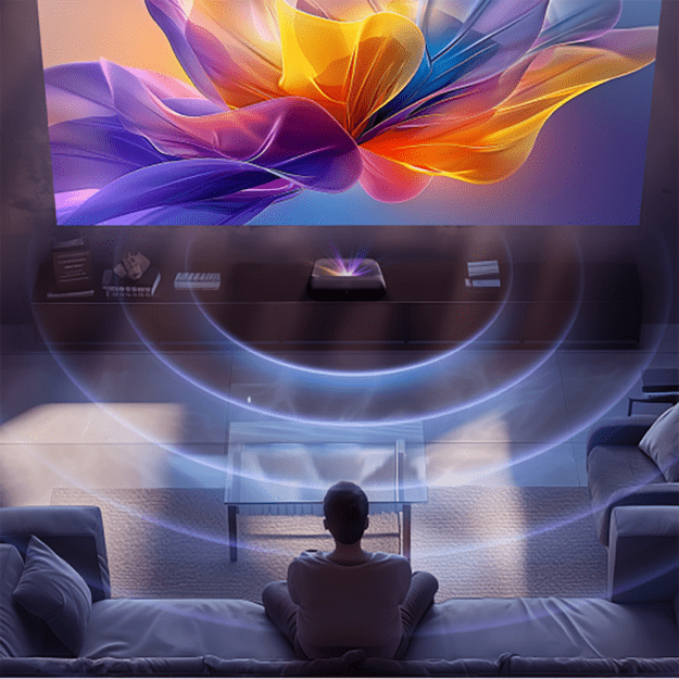 Yaber K300s Multimedia Laser RGB FullHD 1080p Projector with JBL Speakers - Black 23