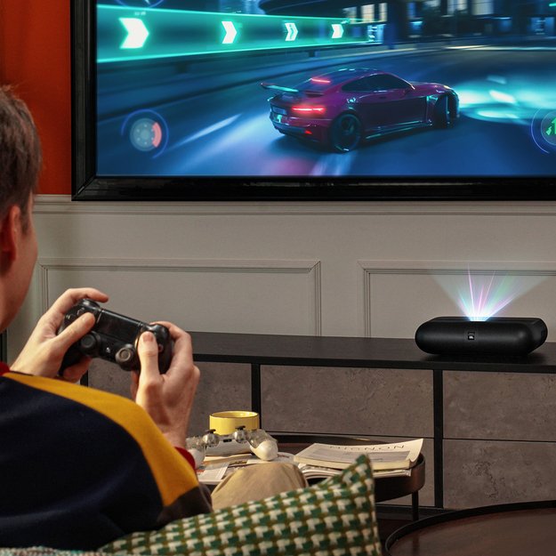 Yaber K300s Multimedia Laser RGB FullHD 1080p Projector with JBL Speakers - Black 21