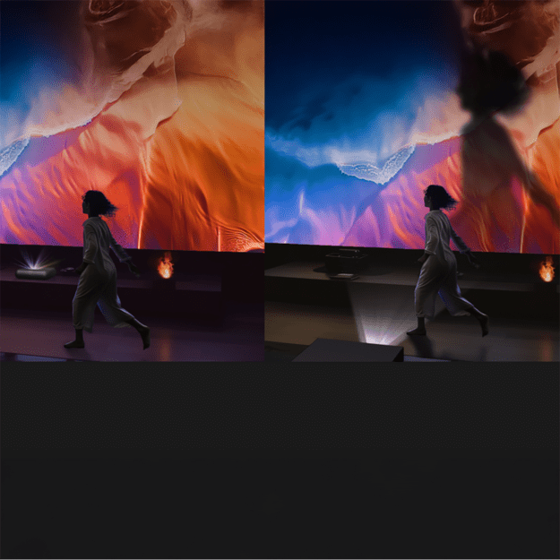 Yaber K300s Multimedia Laser RGB FullHD 1080p Projector with JBL Speakers - Black 22