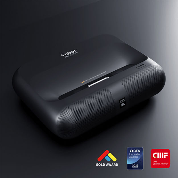 Yaber K300s Multimedia Laser RGB FullHD 1080p Projector with JBL Speakers - Black 10