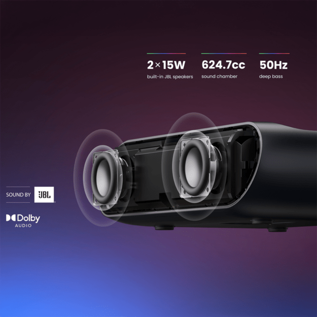 Yaber K300s Multimedia Laser RGB FullHD 1080p Projector with JBL Speakers - Black 27