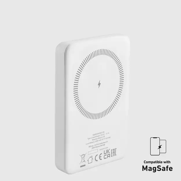 Powerbank SBS TEBB5000MAG1CW 5000 mAh USB-C, MagSafe compatible - white 16