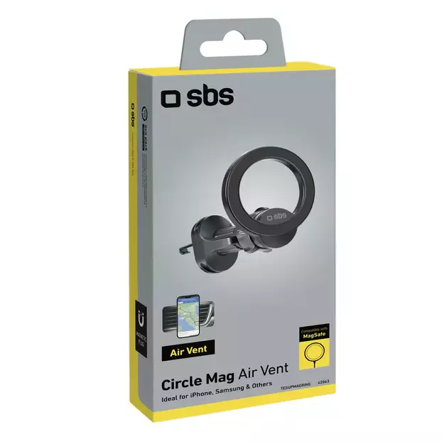 SBS TESUPMAGRING smartphone holder compatible with MagSafe - black 4