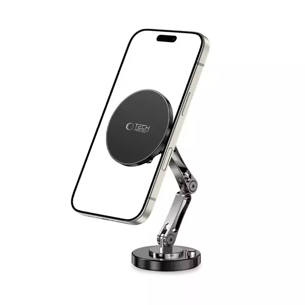 Tech-Protect N57 Magnetic MagSafe Car/Desk Mount - Black 6