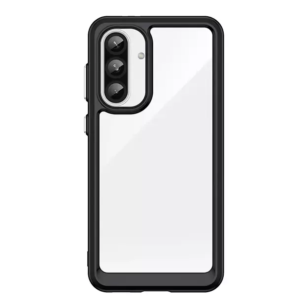 Outer Space Case for Samsung Galaxy A36 Cover with Flexible Frame - Black