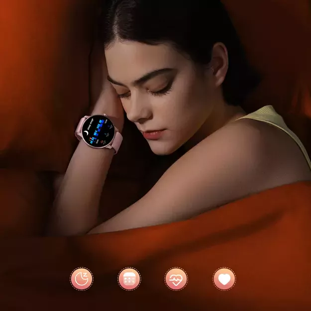 Joyroom Classis Series JR-FC1 Smartwatch with Call Answering Function / IP68 Protection - Pink 12