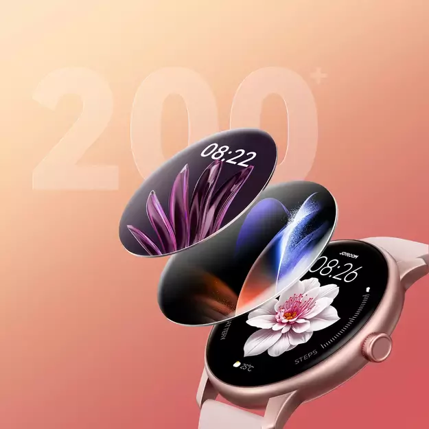 Joyroom Classis Series JR-FC1 Smartwatch with Call Answering Function / IP68 Protection - Pink 8