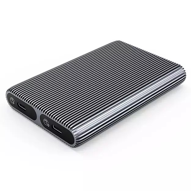 Kieszeń dyskowa podwójna Orico AM2C3-2SN na dwa dyski M.2 SATA+NVME USB-C 3.2 6Gb/s / 10Gb/s - szara 1