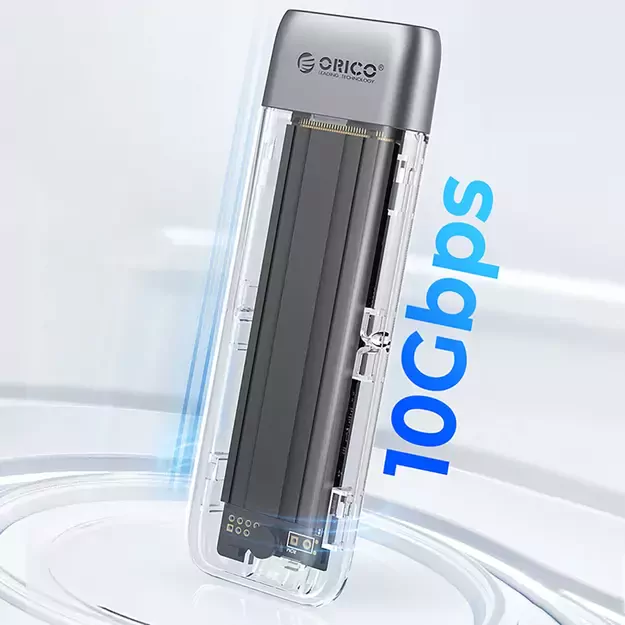 Orico TXM2-C3 M.2 NVME USB-C 3.2 10Gb/s Disk Drive - Gray 4