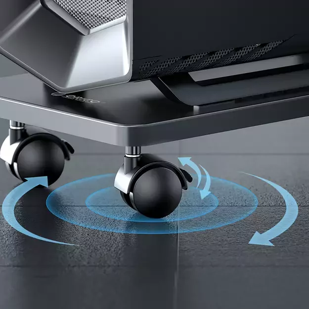 Orico CPB6 Computer Stand with Wheels - Black 4