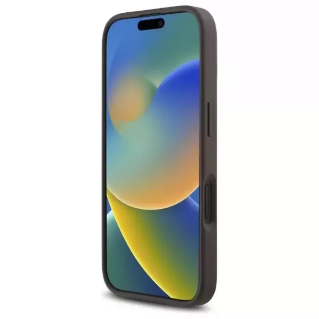 Guess 4G Small Classic MagSafe iPhone 16 Case - Brown 4