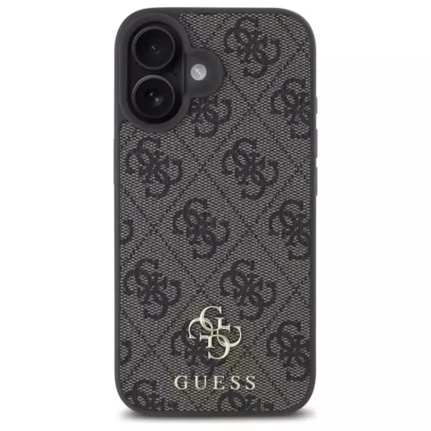 Guess 4G Small Classic MagSafe iPhone 16 Case - Brown 2