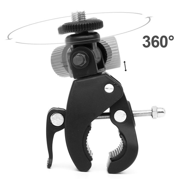 Sports camera holder rotates 360 degrees 5