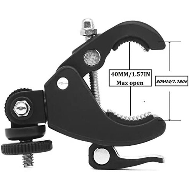 Sports camera holder rotates 360 degrees 13