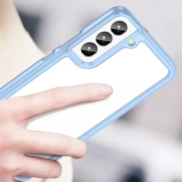 Outer Space Case for Samsung Galaxy S23 cover with a flexible frame blue 12