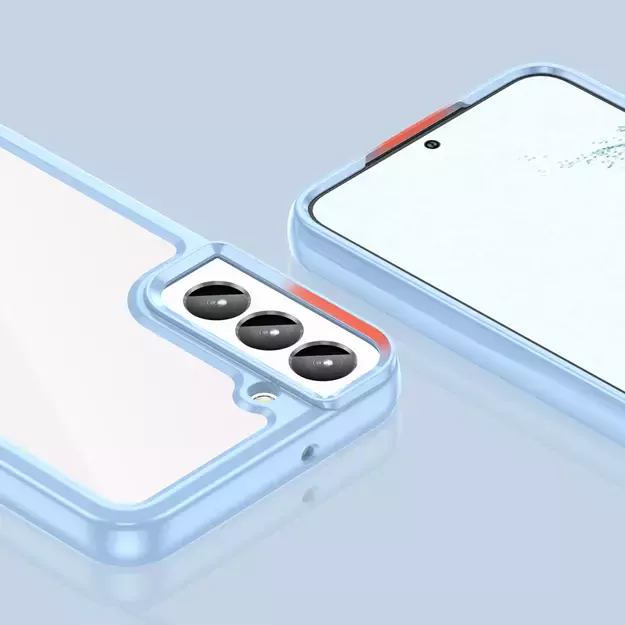 Outer Space Case for Samsung Galaxy S23 cover with a flexible frame blue 5
