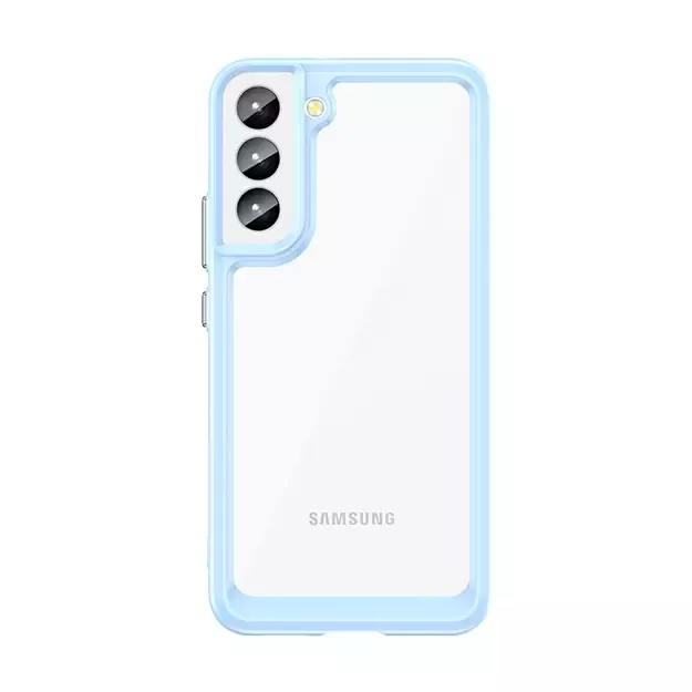 Outer Space Case for Samsung Galaxy S23 cover with a flexible frame blue 2