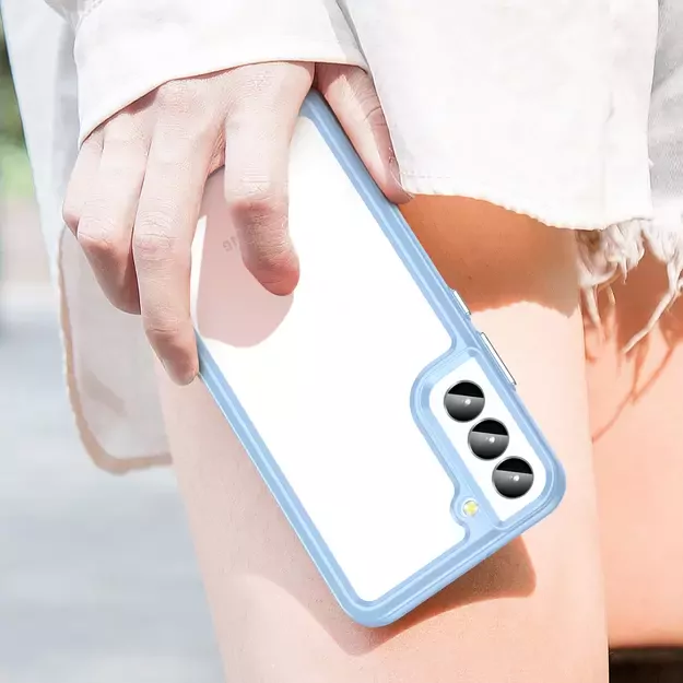 Outer Space Case for Samsung Galaxy S23 cover with a flexible frame blue 6