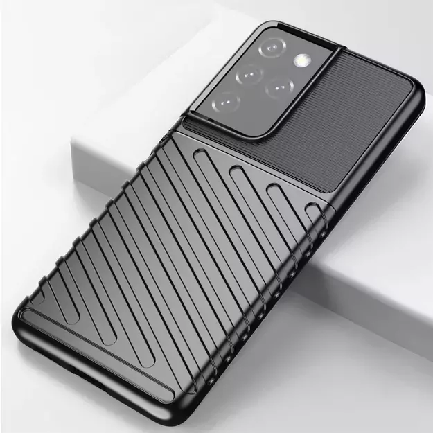 Thunder Case case for Samsung Galaxy S23 Ultra silicone armor case black 22