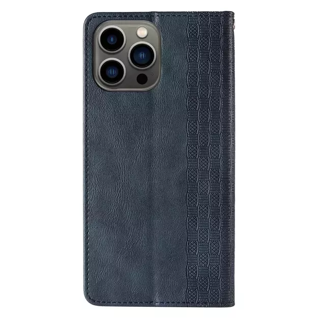 Magnet Strap Case for Samsung Galaxy S23+ Flip Wallet Mini Lanyard Stand Blue 5