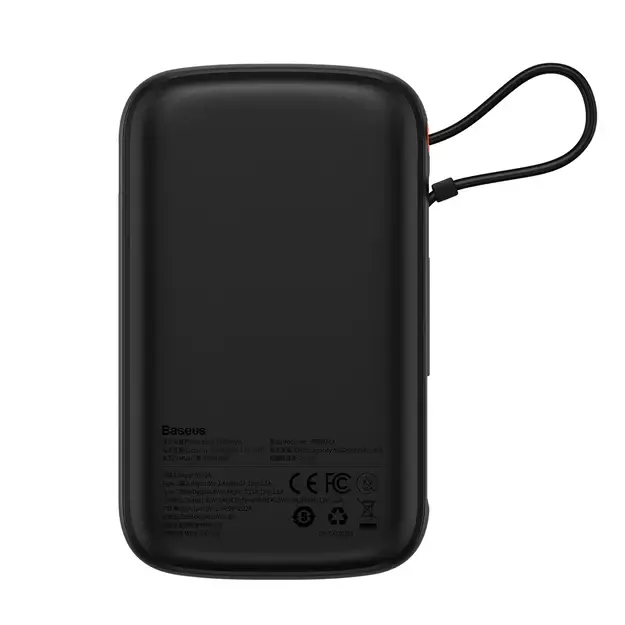Powerbank 10000mAh 20W Baseus Qpow Pro Overseas Edition + USB C 3A Cable - Black 9