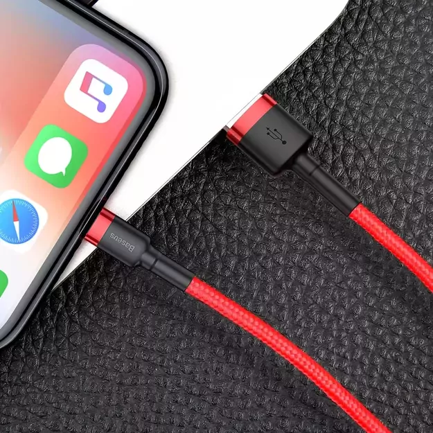 Baseus Cafule USB-A / Lightning 2.4A QC 3.0 cable 1 m - red 6