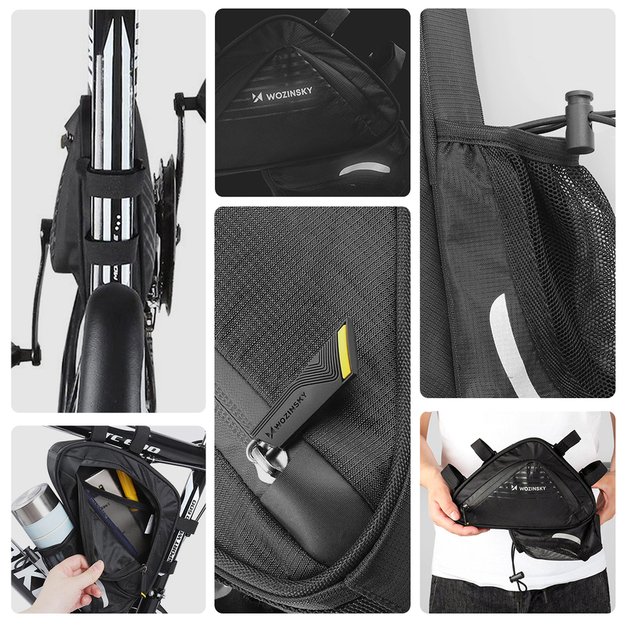 Wozinsky bike bag 1.5l under the frame black (WBB23BK) 14