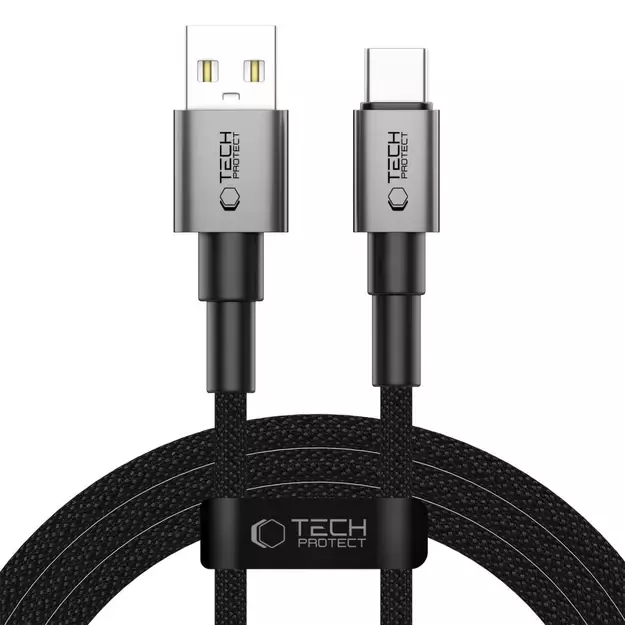 Tech-Protect UltraBoost DNA USB-A / USB-C Cable 15W/3A 200cm - Gray
