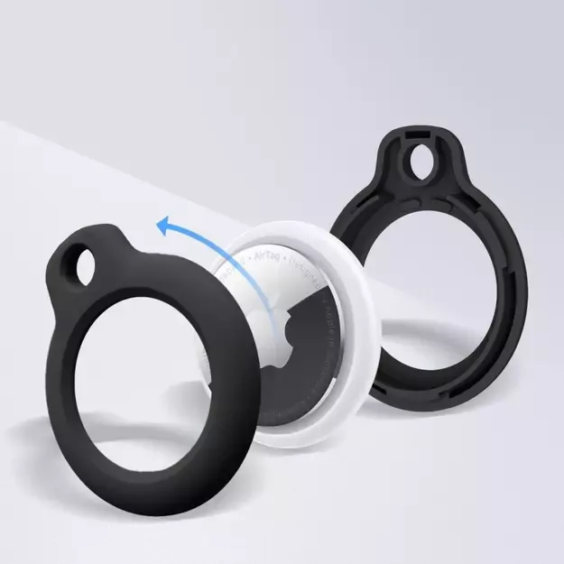 Tech-Protect Rough 2-pack case for Apple AirTag - black 12