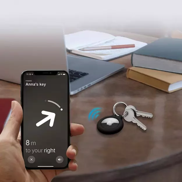 Tech-Protect Rough 2-pack case for Apple AirTag - black 14