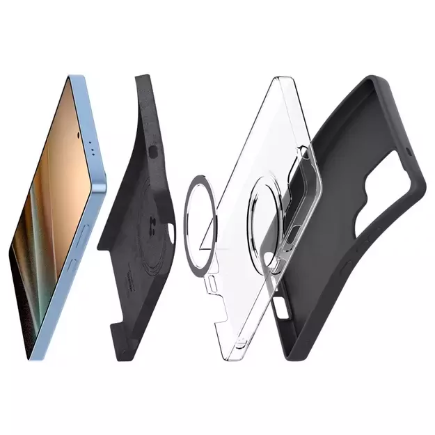 Spigen Silicone Fit Mag Case for Samsung Galaxy S25 Ultra - Black 27