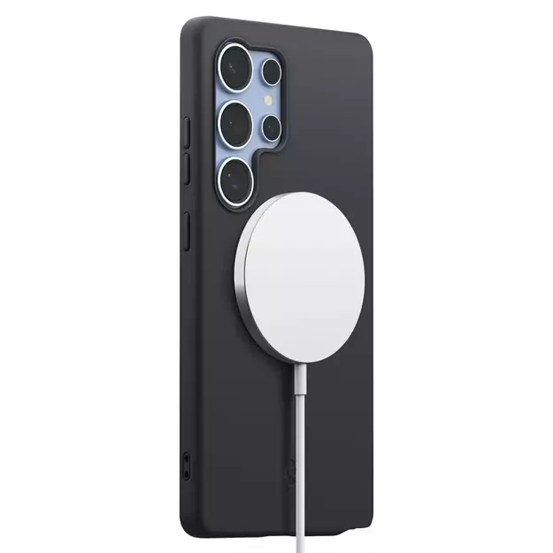 Spigen Silicone Fit Mag Case for Samsung Galaxy S25 Ultra - Black 19