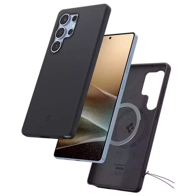 Spigen Silicone Fit Mag Case for Samsung Galaxy S25 Ultra - Black 21