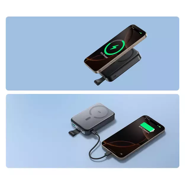 Joyroom JR-PBM11 Powerbank 10000mAh 22.5W Qi2, MagSafe compatible, with stand - black 11