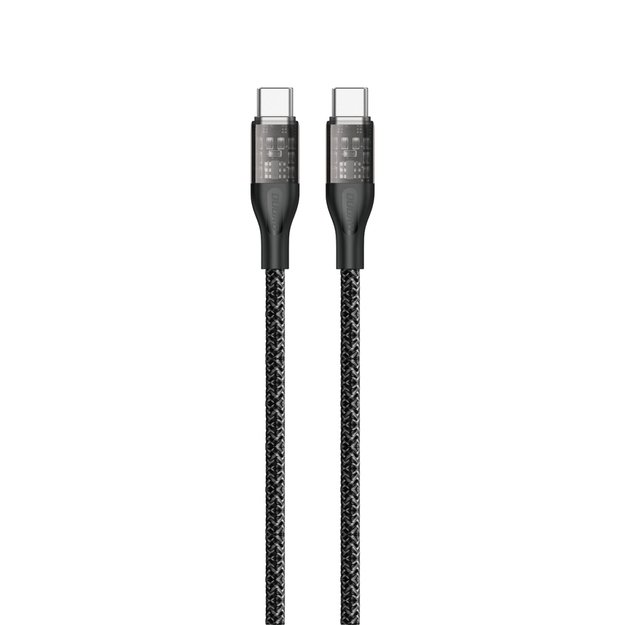 Dudao L22C USB-C - USB-C cable 120W 1m - gray