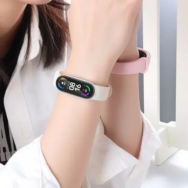 Tech-Protect IconBand Strap for Xiaomi Mi Smart Band 5 / 6 / 7 / NFC - Black 11