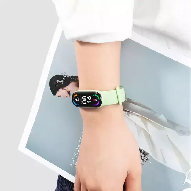 Tech-Protect IconBand Strap for Xiaomi Mi Smart Band 5 / 6 / 7 / NFC - Black 12