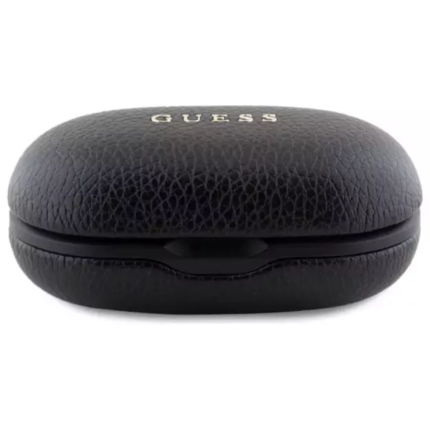 Guess Bluetooth headphones GUTWSPGTSPSK TWS + docking station black/black Grained Classic Logo 3
