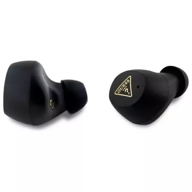 Guess Bluetooth headphones GUTWSPGTSPSK TWS + docking station black/black Grained Classic Logo 5
