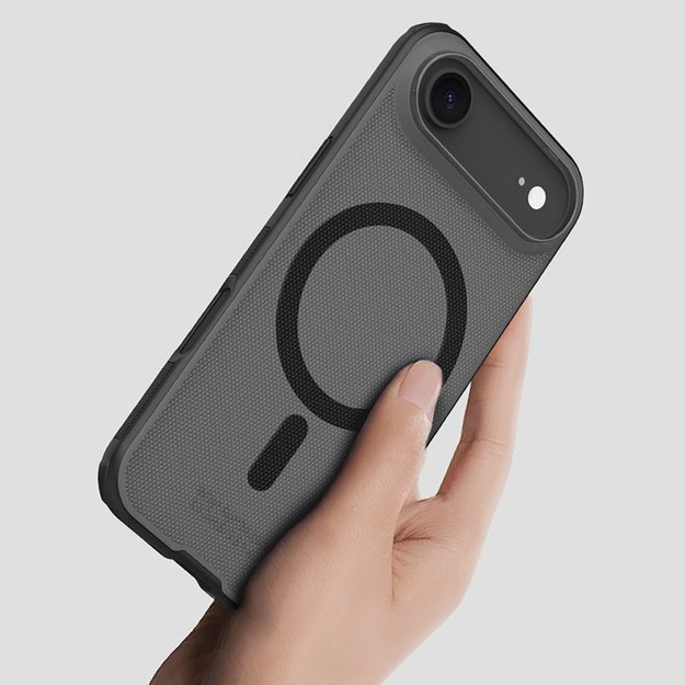 Super Frosted Shield Pro Magnetic Case IP17 Air Transparent black 8