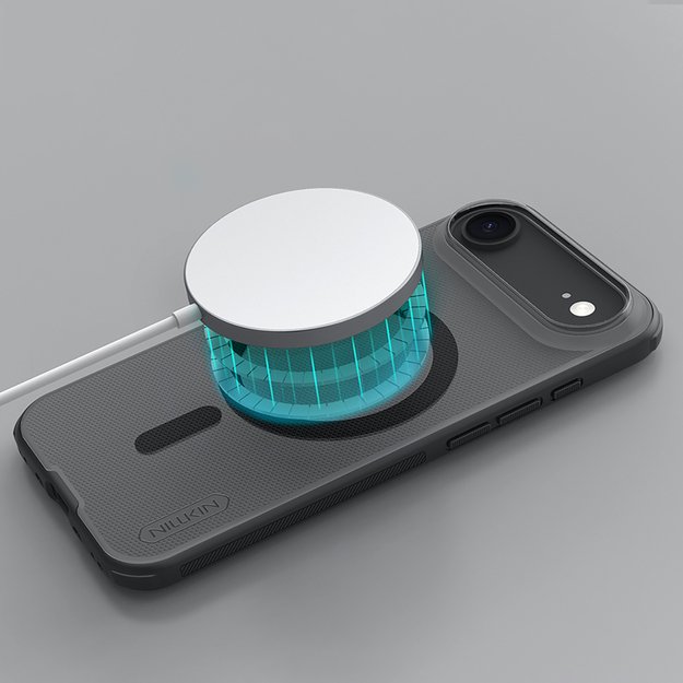 Super Frosted Shield Pro Magnetic Case IP17 Air Transparent black 11